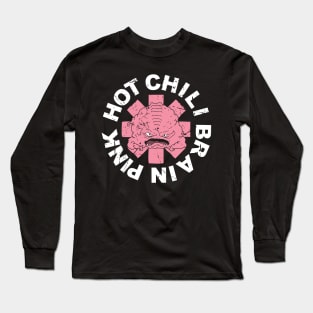 Pink hot chili brain Long Sleeve T-Shirt